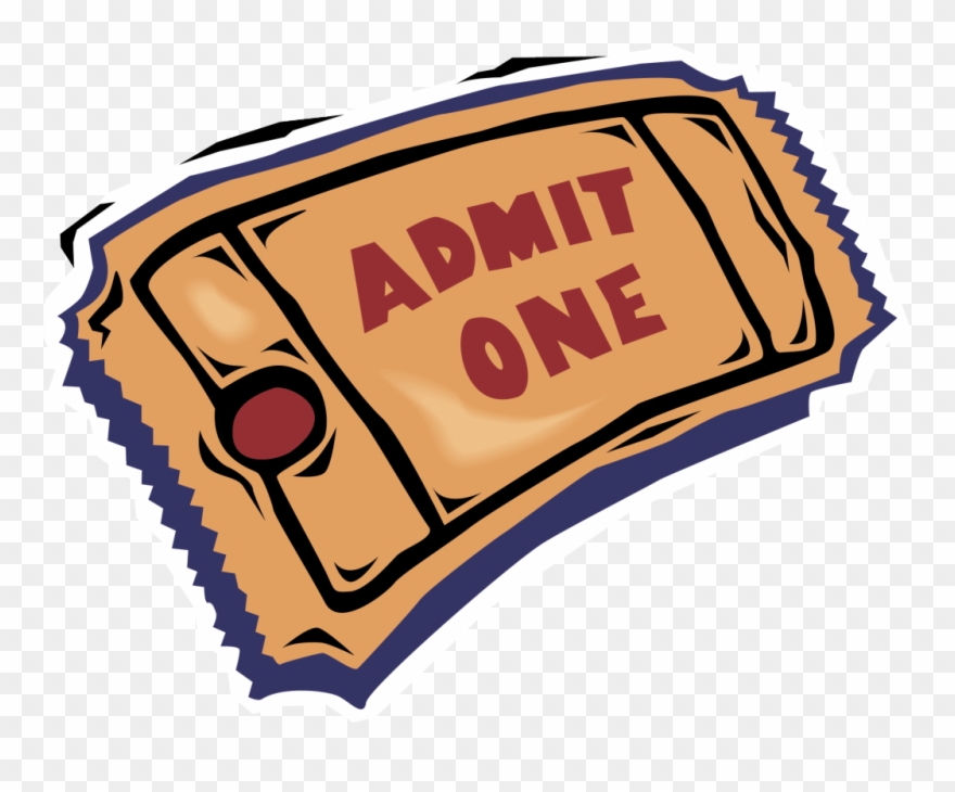Tickets Are $10 - Black And White Cartoon Movie Ticket Clipart