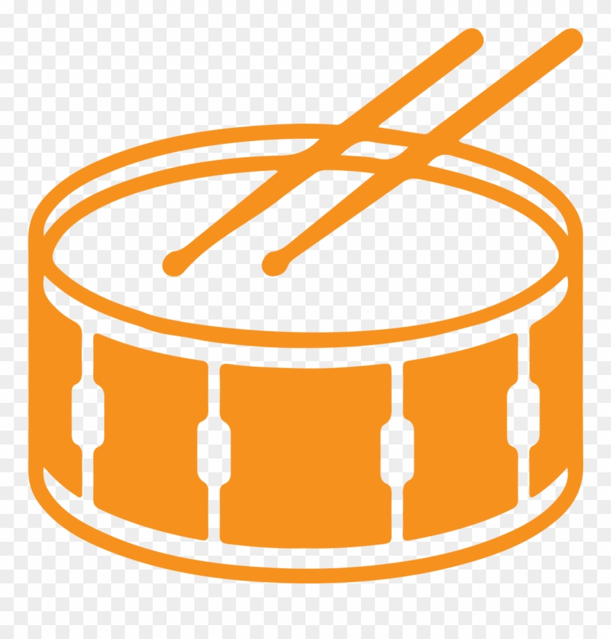 Snare Drum Line Art Clipart