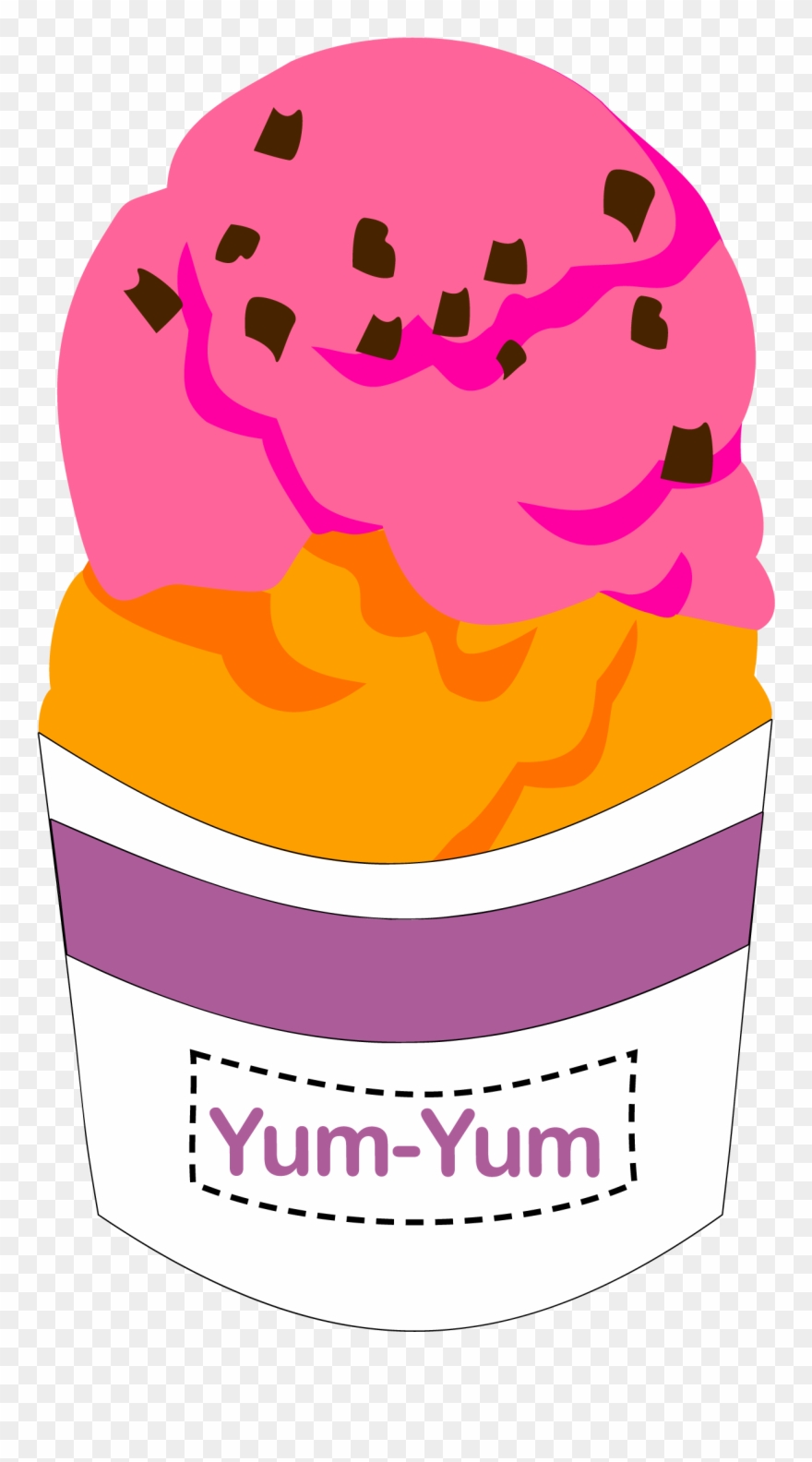 Dairy Clipart Transparent Background - Ice Cream - Png Download