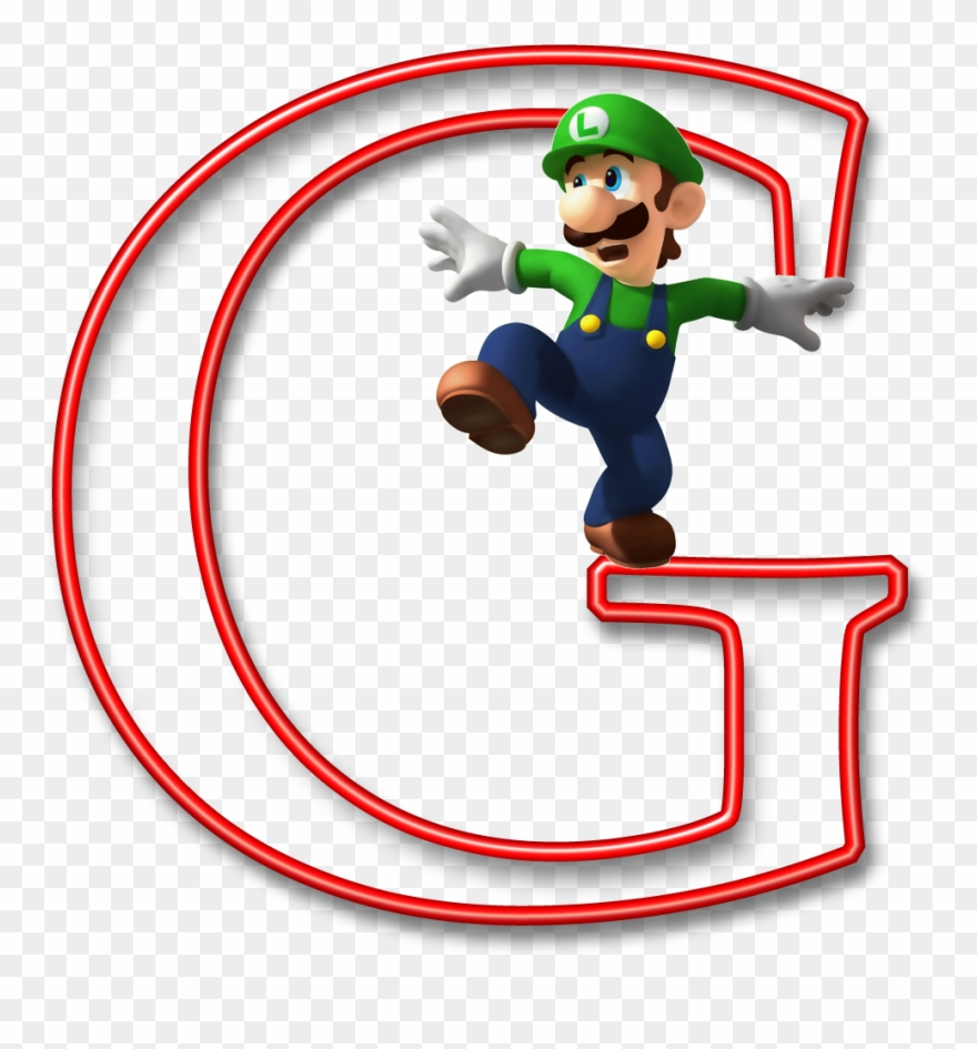 Alfabeto Mario Bros - Nintendo Logo With Mario Clipart