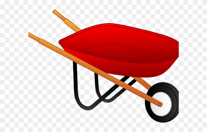 Clip Art Wheel Barrow - Png Download