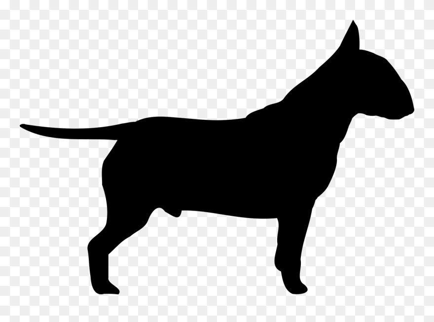 American Pit Bull Terrier American Pit Bull Terrier - English Bull Terrier Silhouette Clipart