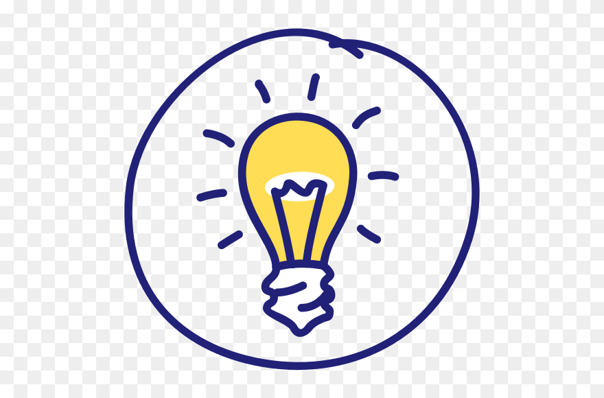 Light Bulb Sketch - Bulb Light Sketch Png Clipart