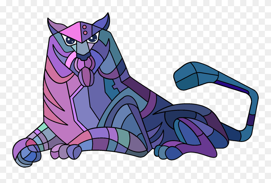 Steampunk Tiger Clipart - Cartoon - Png Download