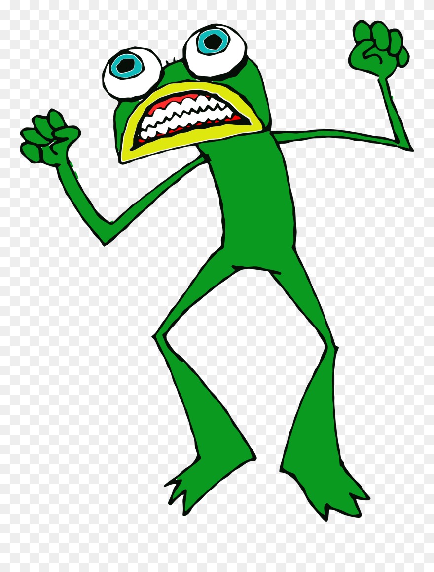 Clipart Angry Frogs - Png Download