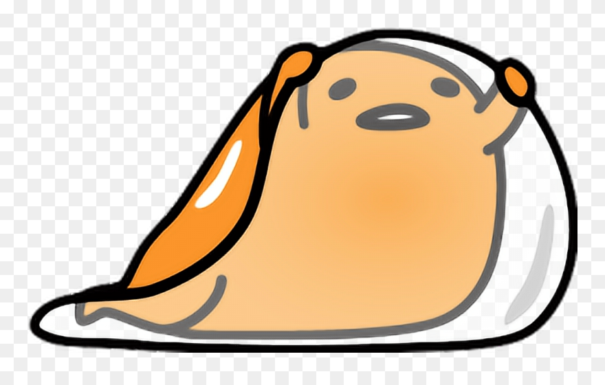 #transparent #sticker #cute #kawaii #japanese #idol - Transparent Background Gudetama Png Clipart