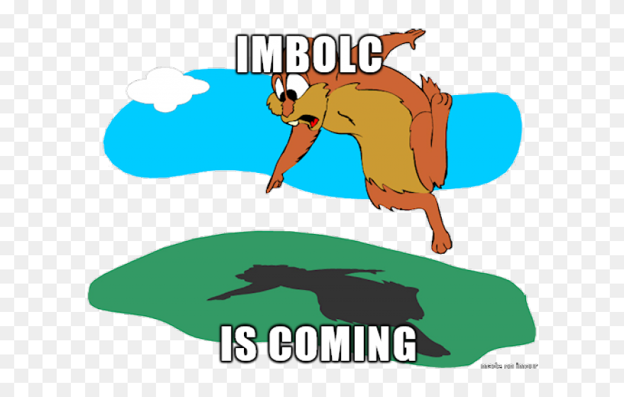 Groundhog Seeing Shadow Clipart - Png Download