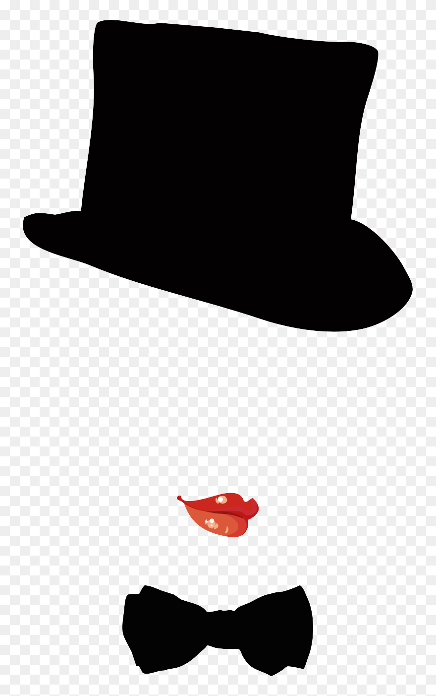 Fedora Hat Sombrero Silhouette - Silhouette Chapeau Png Clipart