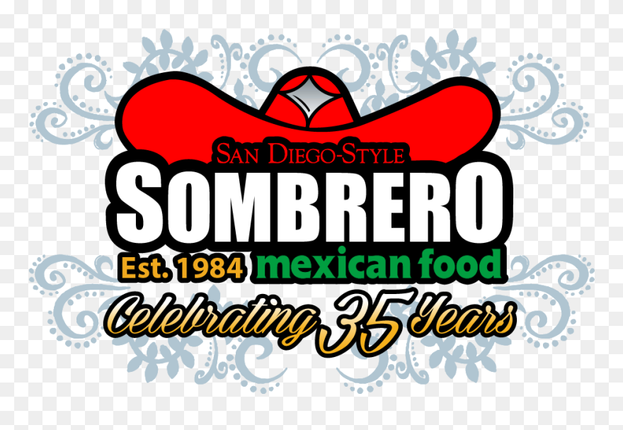 Transparent Sombrero Png - Mexican Food Clipart