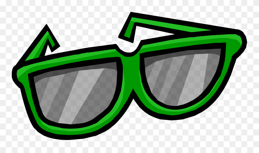 Green Sun Glasses Clipart - Png Download