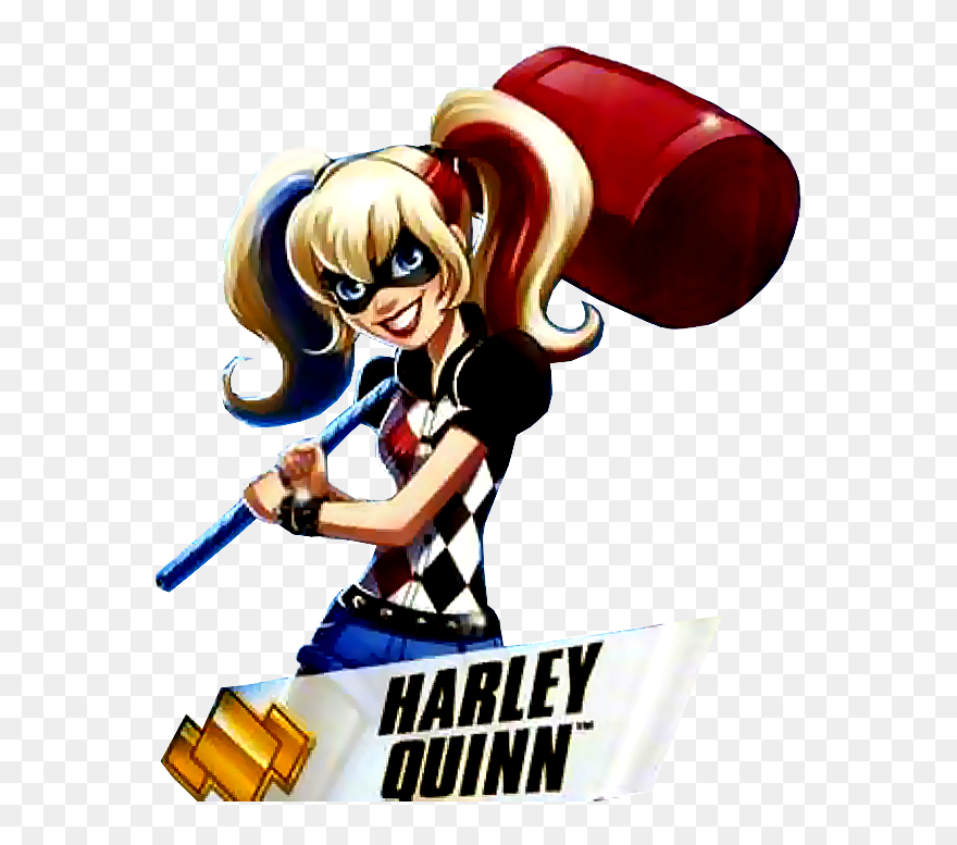 Transparent Supergirl Clipart - Harley Quinn Dc Superhero Girls - Png Download