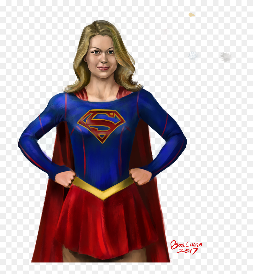 Ritesh Lakra Art - Melissa Benoist Lifesize Clipart