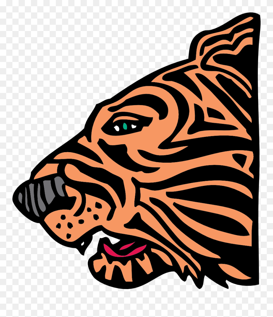 Tiger Head - Tiger Clip Art - Png Download