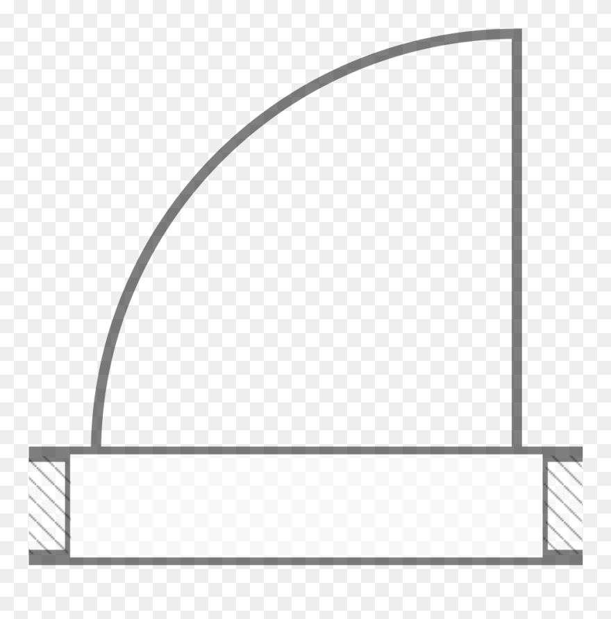 Transparent Chuppah Clipart - Symbol Door Floor Plan - Png Download