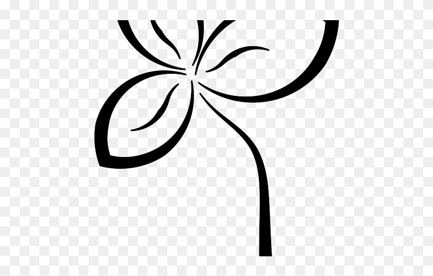 White Flower Clipart Transparent Background - Png Download