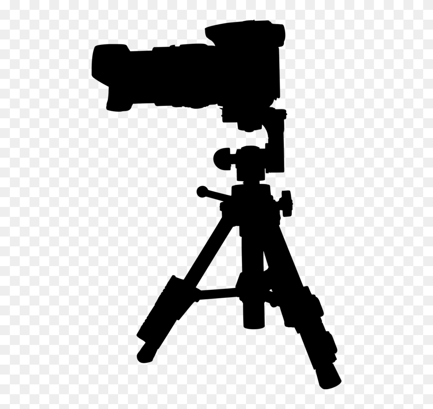 Photography - Clipart Camera On Tripod - Png Download