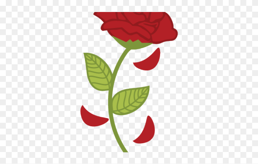 Beauty And Beast Rose Png Clipart