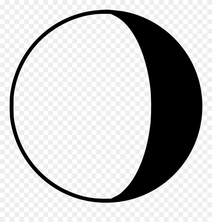 Last Quarter Moon Clipart Waxing Cresent - Waning Gibbous Moon Clipart - Png Download