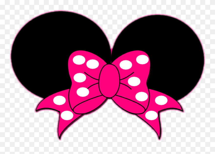Transparent Minnie Mouse Ear Clipart