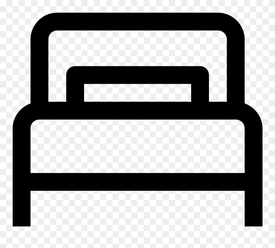 Sleeping Clipart Accommodation - Bed - Png Download