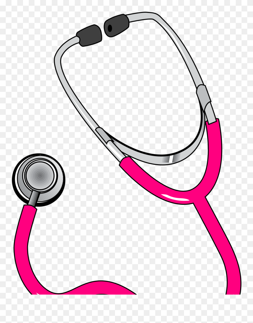 Stethoscope Drawing With Parts Clipart