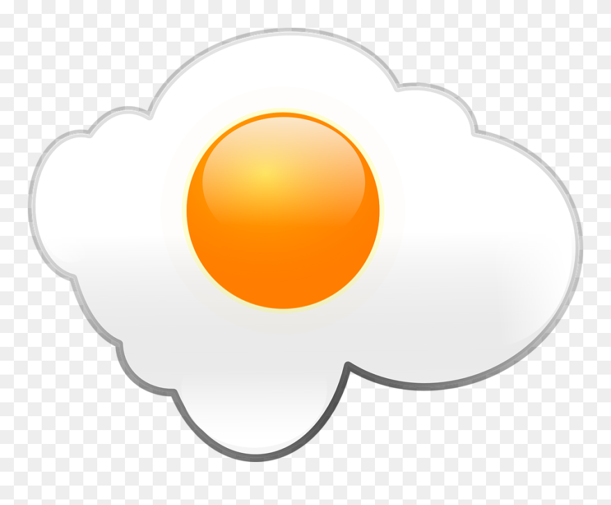 Cartoon Fried Egg Clipart