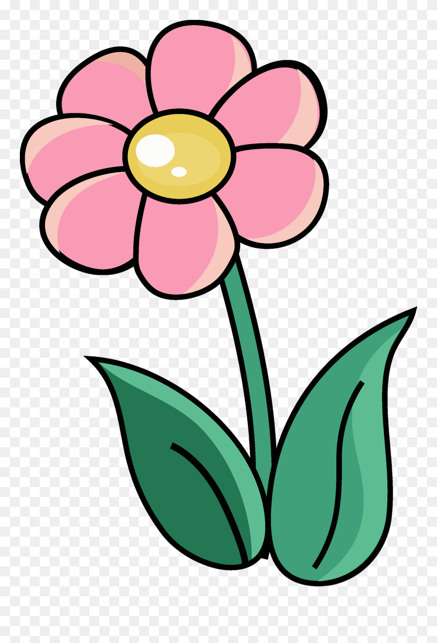 Pink Flower Clipart - Png Download