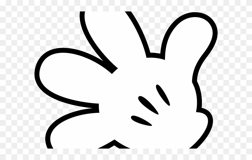 Clipart Mickey Hands - Png Download