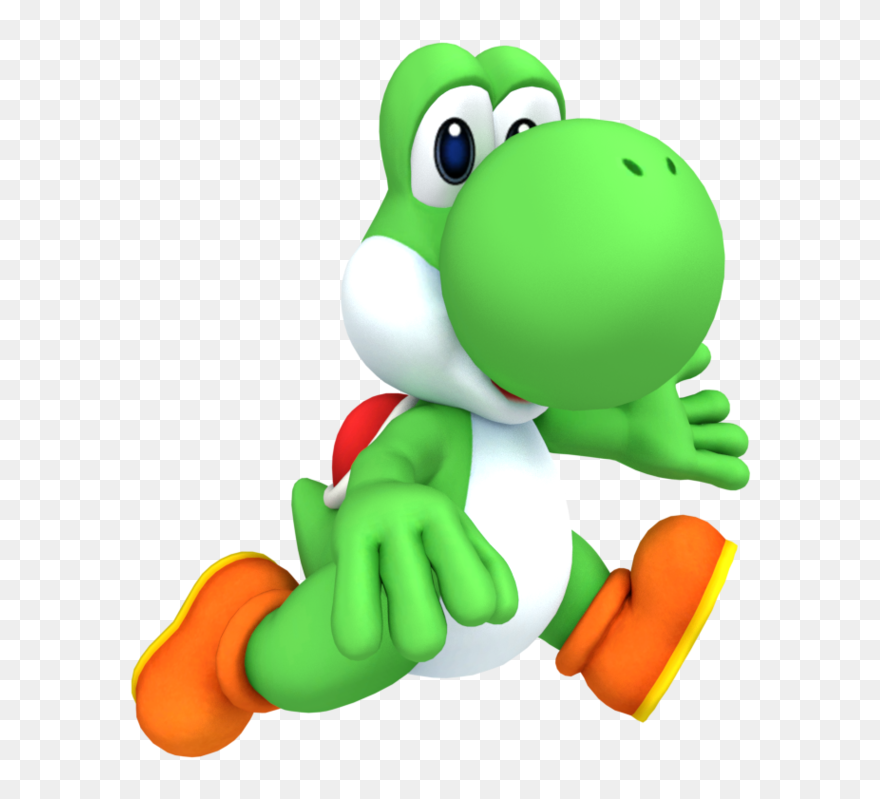 Yoshi Clipart Run - Yoshi - Png Download