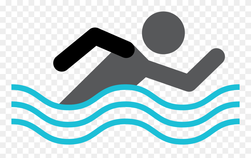 Swimming Symbol Logo Sport - Olympic Swimming Logo Png Clipart
