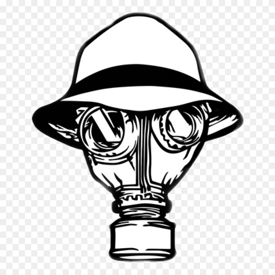 #psycho Realm - Gas Mask Psycho Realm Logo Clipart