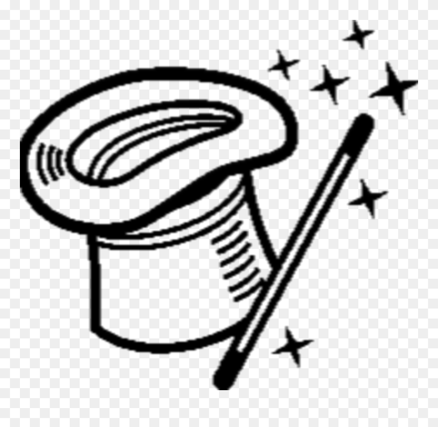 #magic #hat #magichat #sombrero #magico #mágico #magia - Magic Drawing Clipart