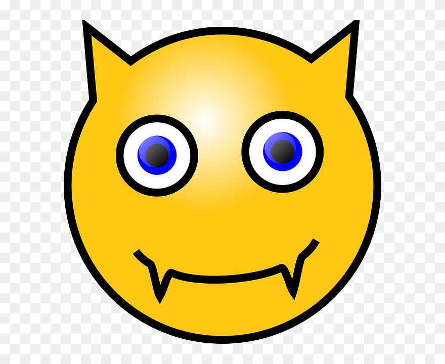 Yellow, Face, Smilies, Smiley, Devil, Smile, Tongue - Bored Smiley Clipart