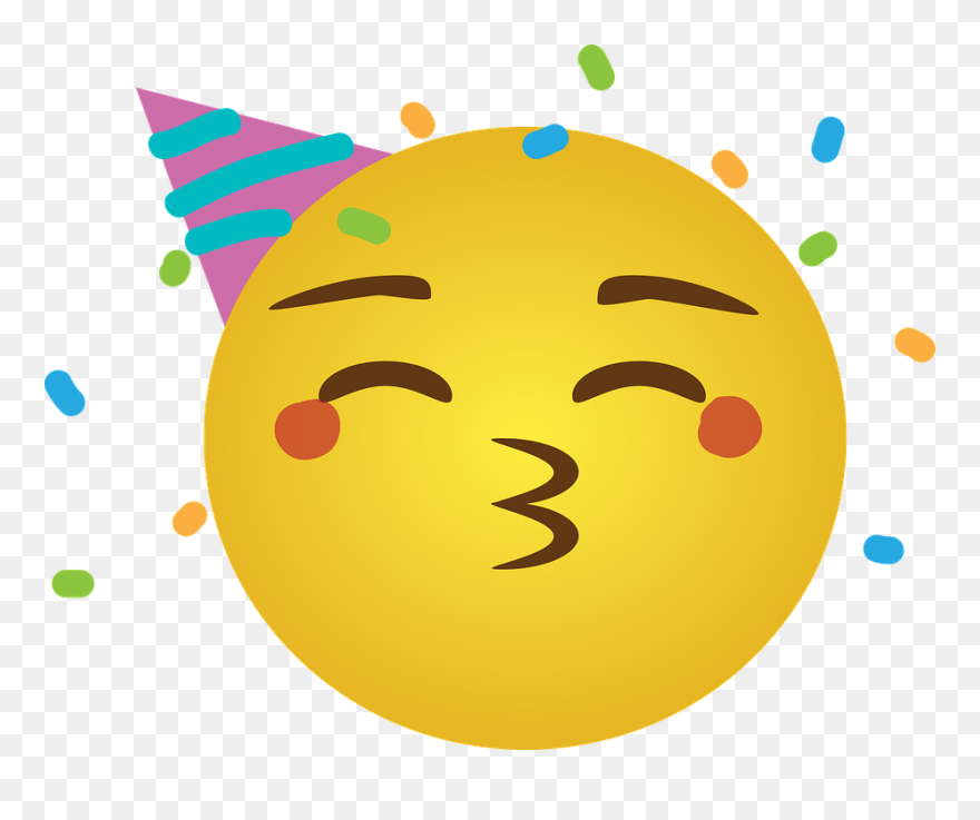 Party Emoji Vectors Clipart