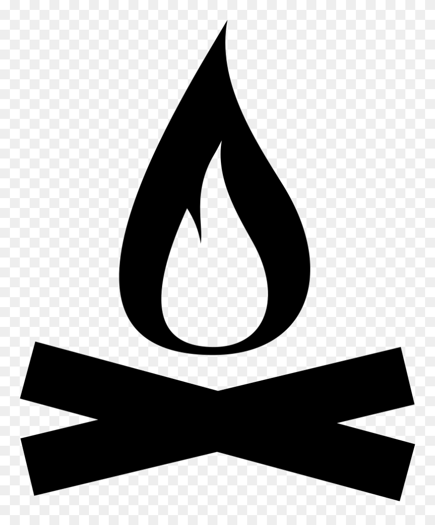 Png File Svg Campfire- - Icon Transparent Camping Png Clipart