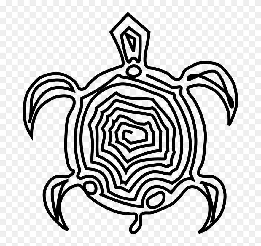 Turtle,art,symmetry - Optical Illusions Gif Yellow Clipart