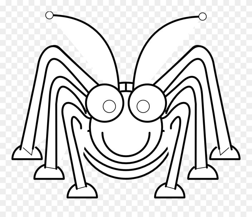 Transparent Work Clipart Black And White - Insect Coloring Pages - Png Download