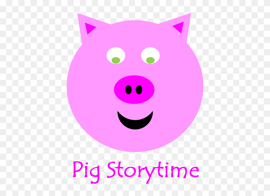 Pig Clip Art - Pig Storytime - Png Download