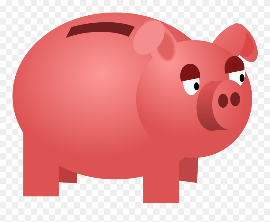 Piggy Bank Clipart Money Image Transparent Clipart - Clip Art Coin Bank - Png Download