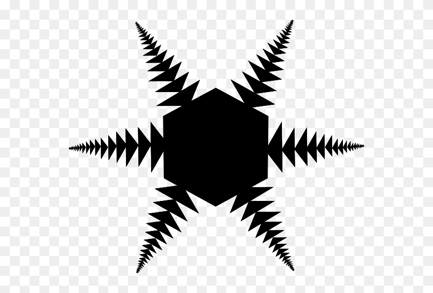 Snowflake Silhouette Clipart