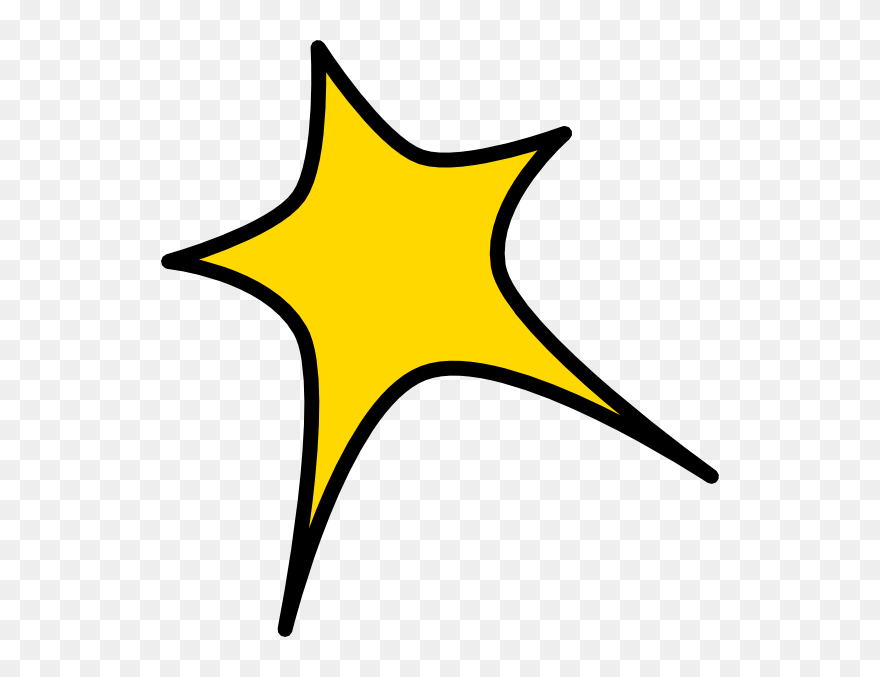 Yellow Star Clip Art - Cartoon Clipart Yellow Star - Png Download