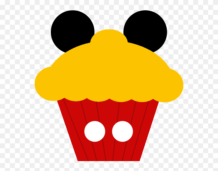 Minnie And Mickey Cupcakes Free Printable Notebook Clipart