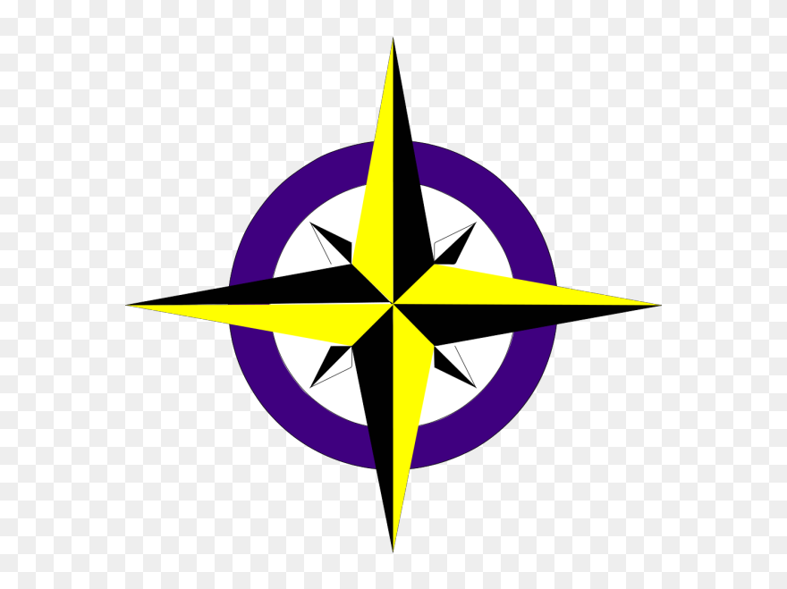 Simple Compass Png Clip Art - North East South West Nesw Transparent Png