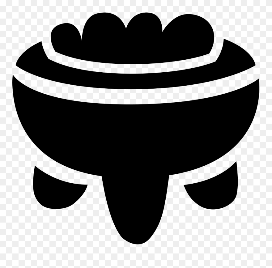 Guacamole Typical Vegetable Mexico Food - Molcajete Icon Clipart