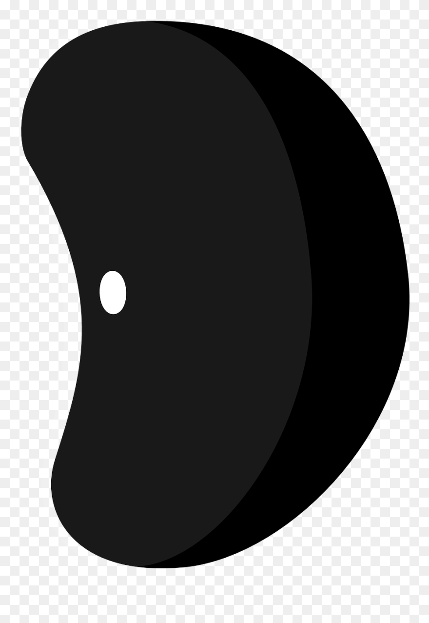 Black Bean Clipart - Png Download
