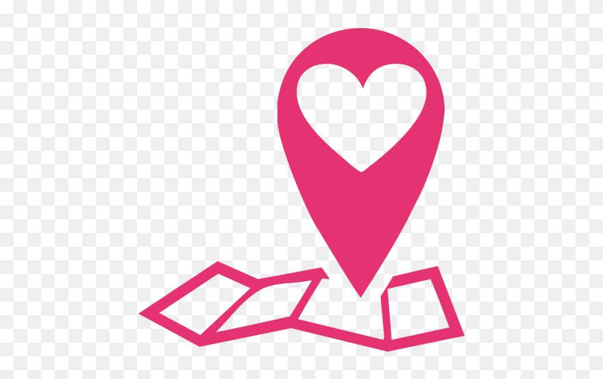 Map/pin Icon For Home Cleaning Service Location - Pink Map Pin Icon Clipart