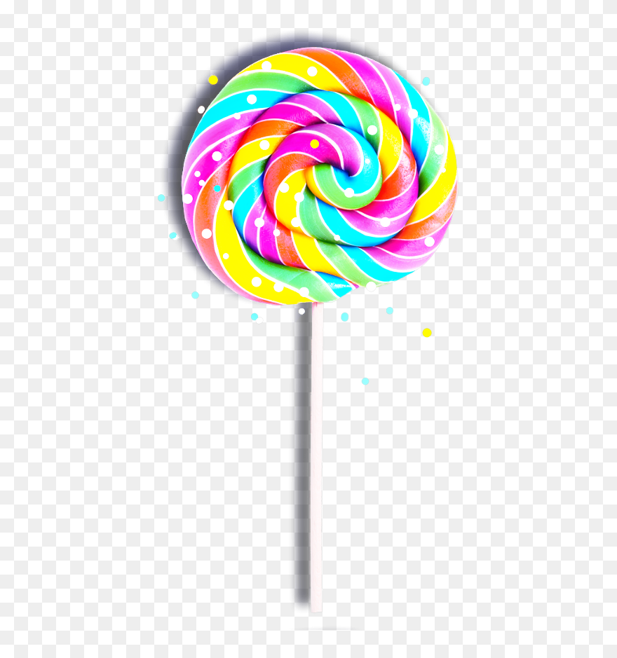 Transparent Lollipop Clipart - Swirl Lollipop Clipart - Png Download