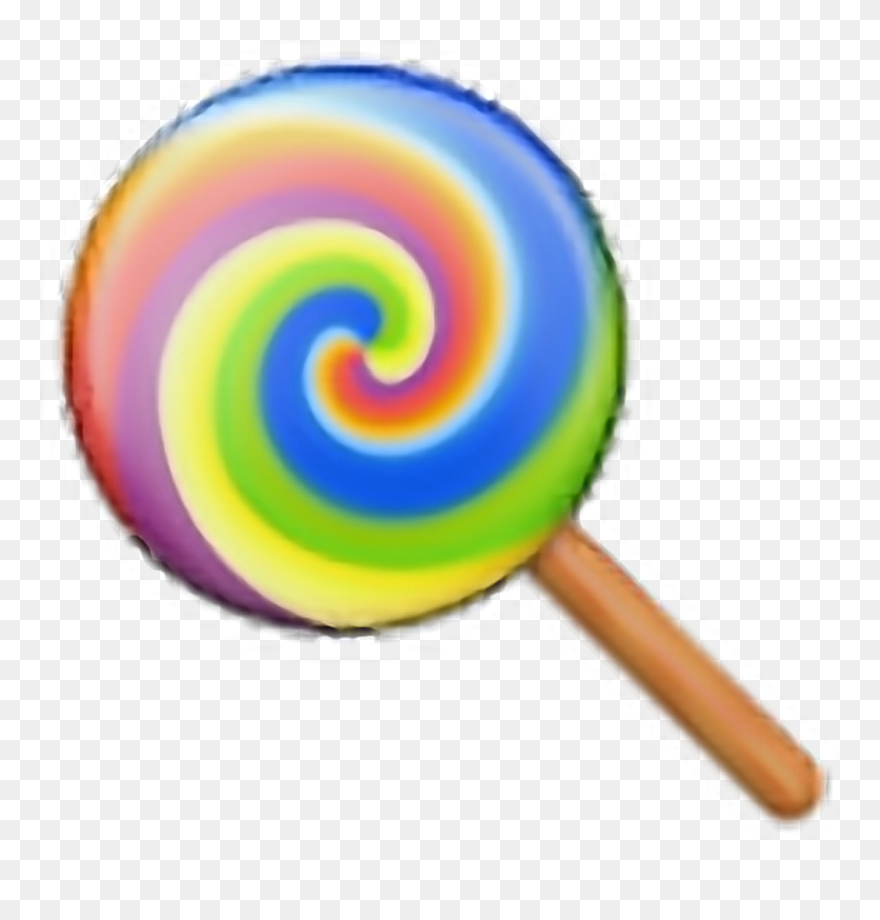 Emoji Png Edit Tumblr Overlay Freetoedit - Iphone Lollipop Emoji Clipart