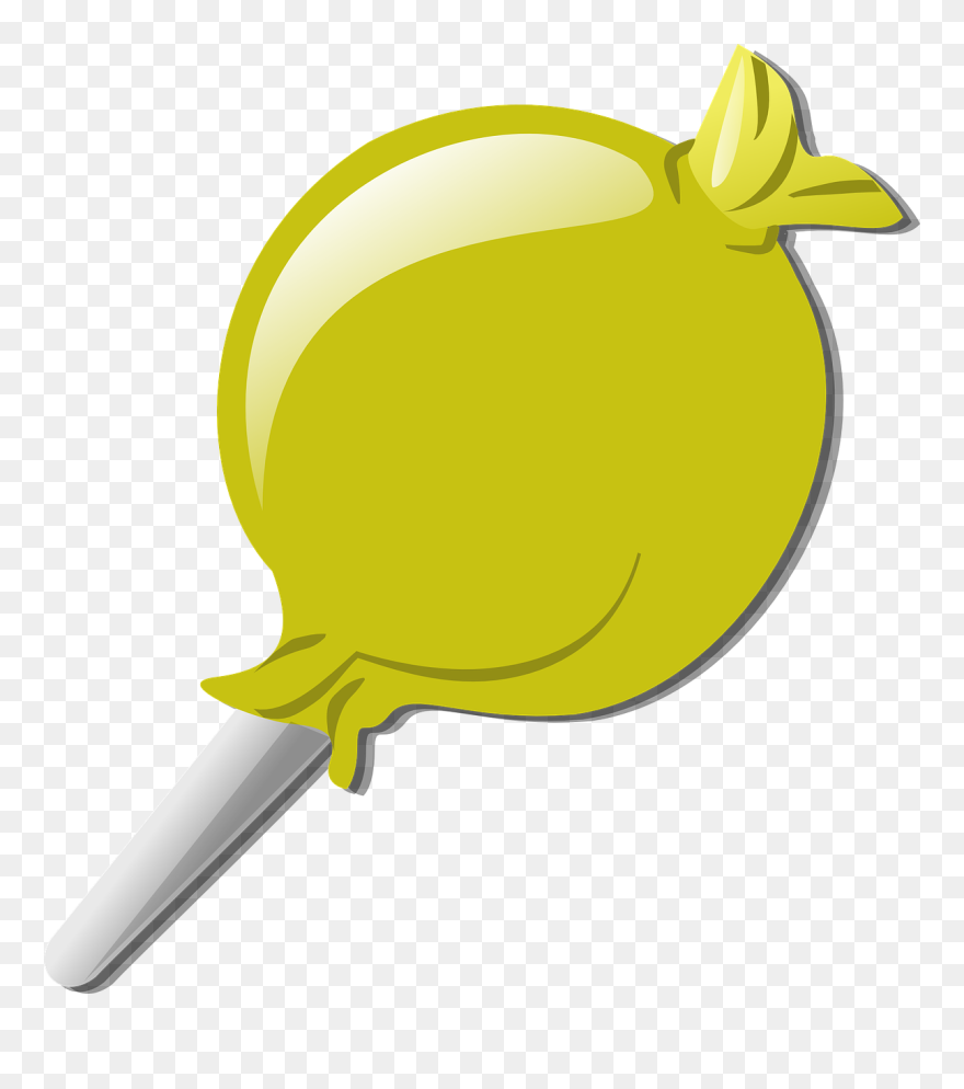 Lollipop Sweet Lolly Free Photo - Yellow Lolly Clipart