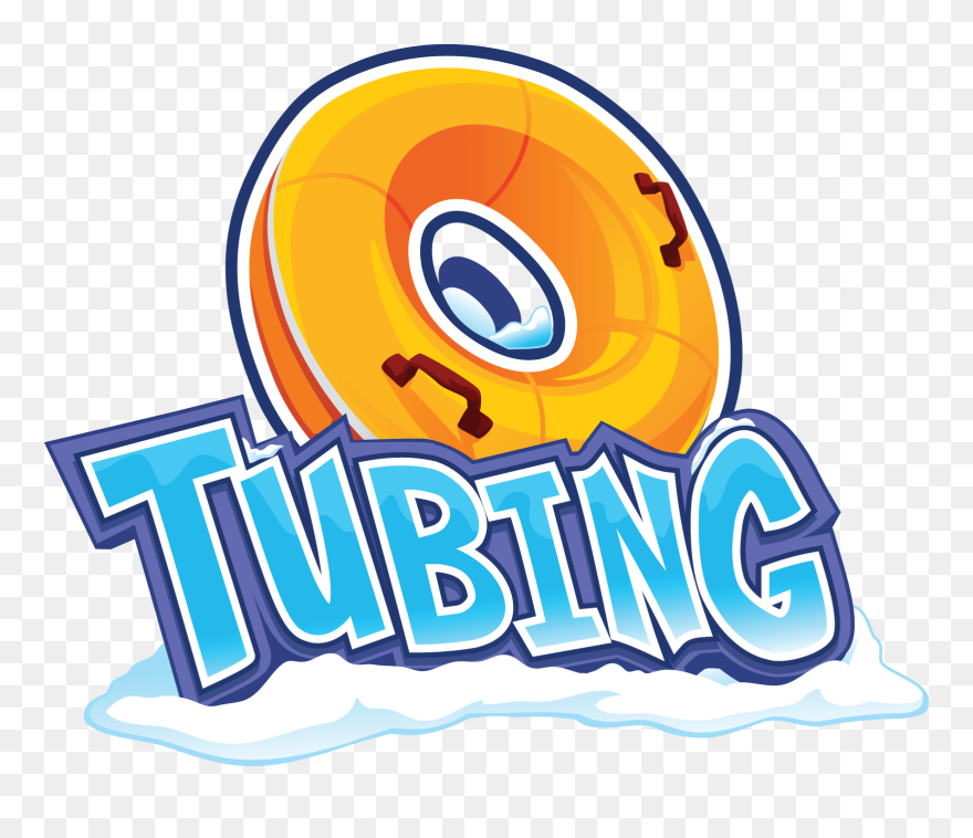 Transparent Snow Sledding Clipart - Cliparts Snow Tube Transparent - Png Download